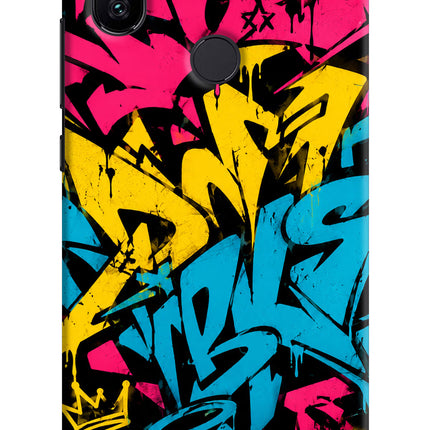 Graffiti Vibe Mi A2 Hard Case Back Cover by Casekaro