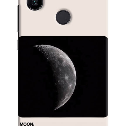 Moon Phase Mi A2 Hard Case Back Cover by Casekaro