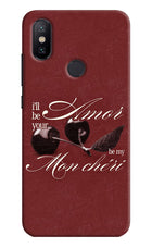 Velvet Cherry Mi A2 Hard Case Back Cover by Casekaro