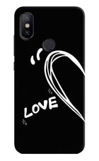 Love Line Mi A2 Hard Case Back Cover by Casekaro