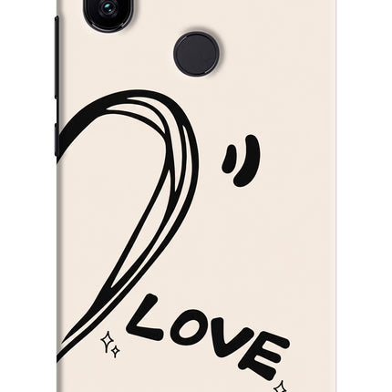 Soul Line Mi A2 Hard Case Back Cover by Casekaro