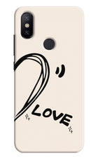 Soul Line Mi A2 Hard Case Back Cover by Casekaro