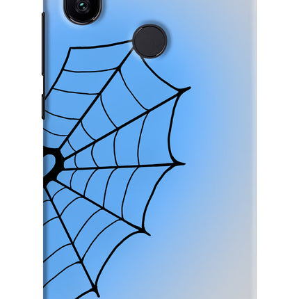 Blue Web Mi A2 Hard Case Back Cover by Casekaro
