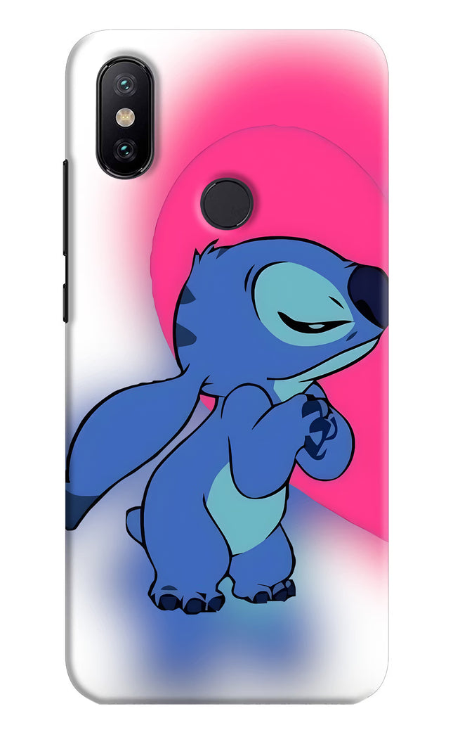 Stitch Hug Mi A2 Hard Case Back Cover by Casekaro