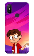 Marco Sunset Mi A2 Hard Case Back Cover by Casekaro