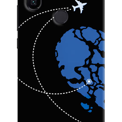 Love Orbit Mi A2 Hard Case Back Cover by Casekaro