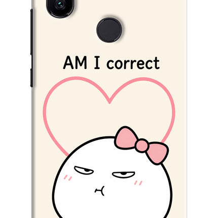 Always Right Mi A2 Hard Case Back Cover by Casekaro