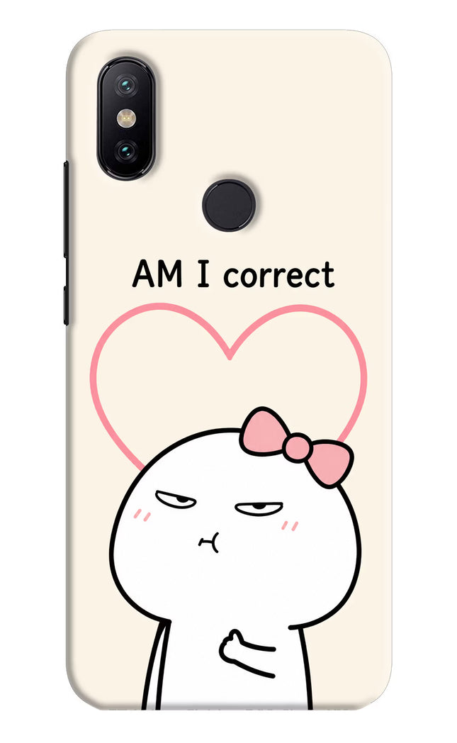 Always Right Mi A2 Hard Case Back Cover by Casekaro