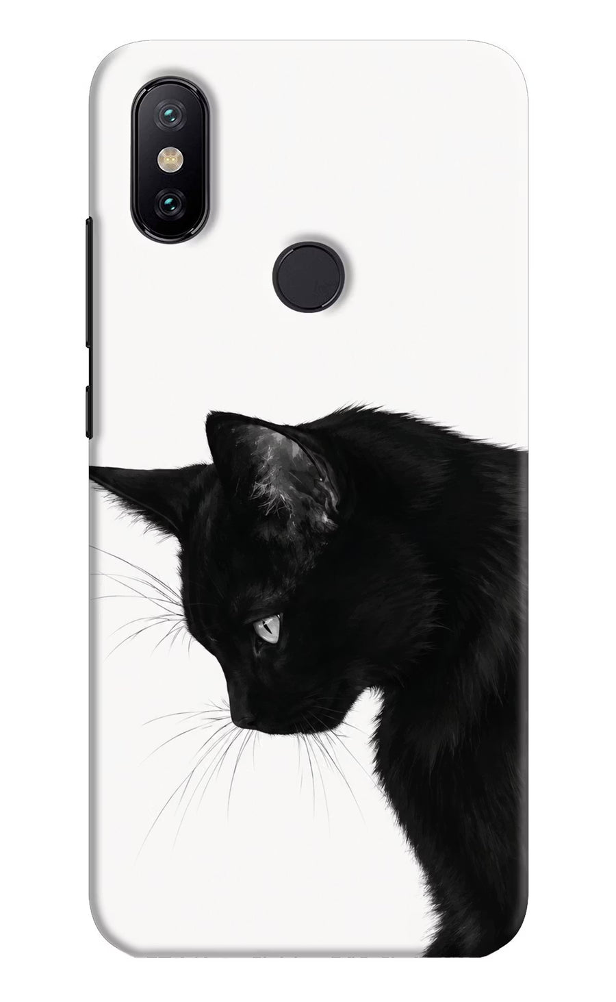 Shadow Gaze Mi A2 Back Cover, Hard case