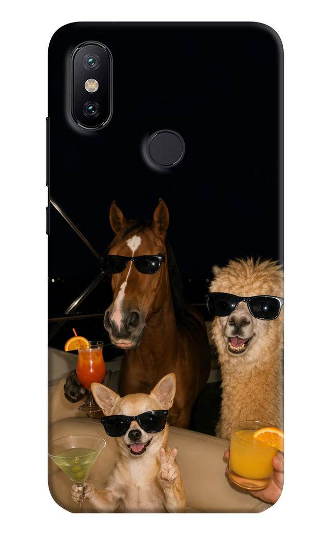 Party Squad Mi A2 Hard Case Back Cover by Casekaro