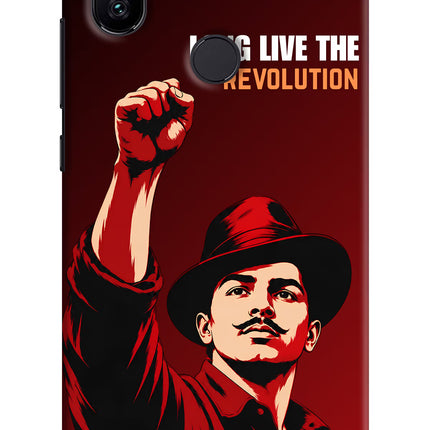 Bhagat Singh Revolution Mi A2 Back Cover