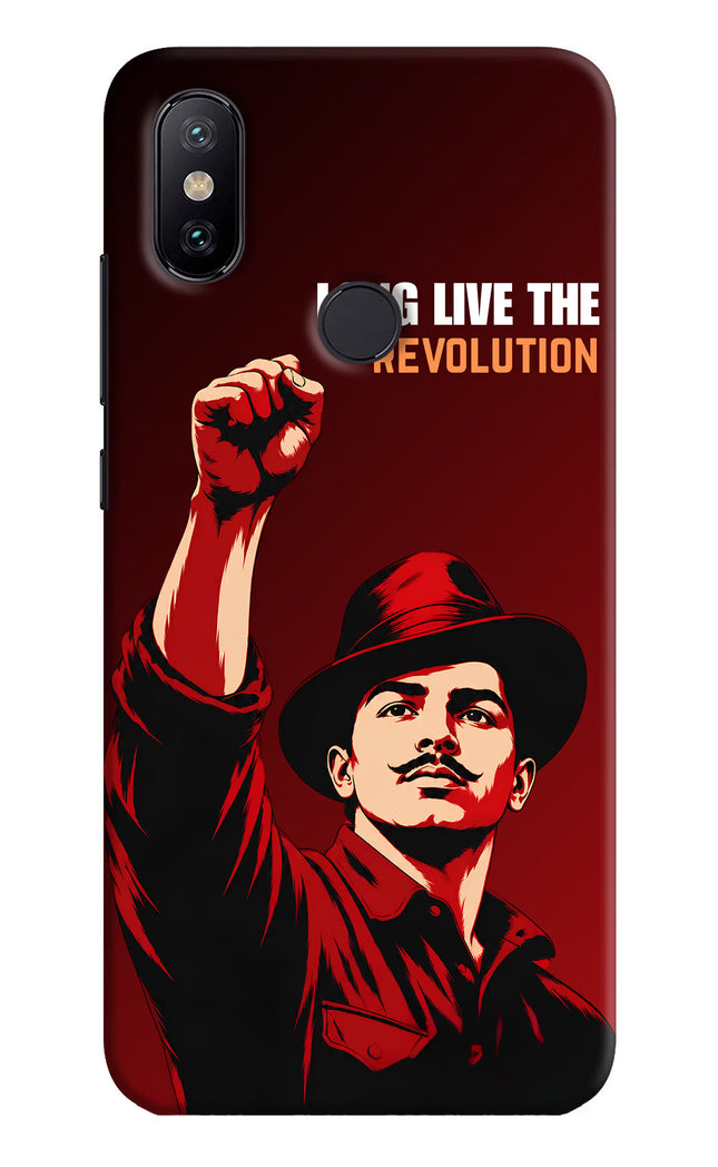 Bhagat Singh Revolution Mi A2 Back Cover