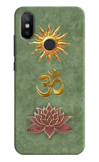Om & Lotus Mi A2 Back Cover