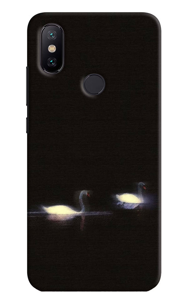 Silent Swans Mi A2 Hard Case Back Cover by Casekaro