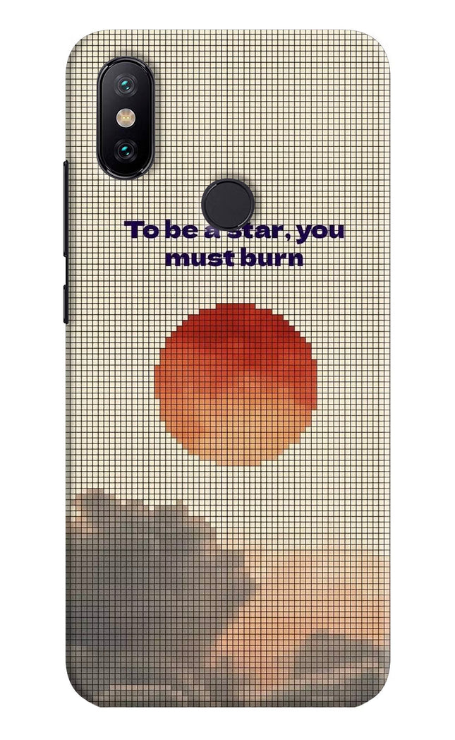 Pixel Sun Mi A2 Hard Case Back Cover by Casekaro