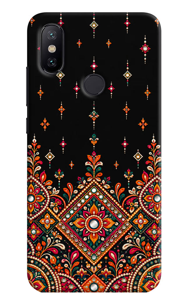 Noir Mehfil Mi A2 Hard Case Back Cover by Casekaro