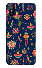Festive Pop Mi A2 Hard Case Back Cover by Casekaro