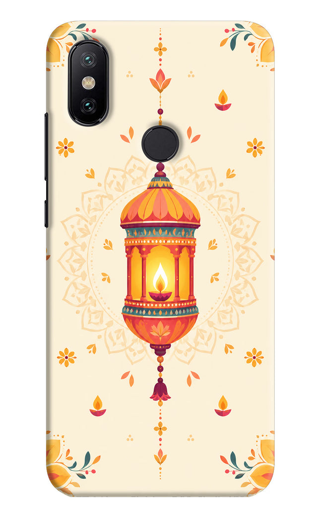 Golden Lantern Mi A2 Hard Case Back Cover by Casekaro