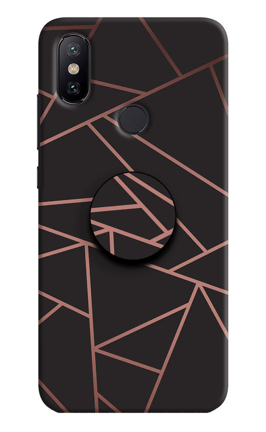 Geometric Pattern Mi A2 Pop Case by Casekaro