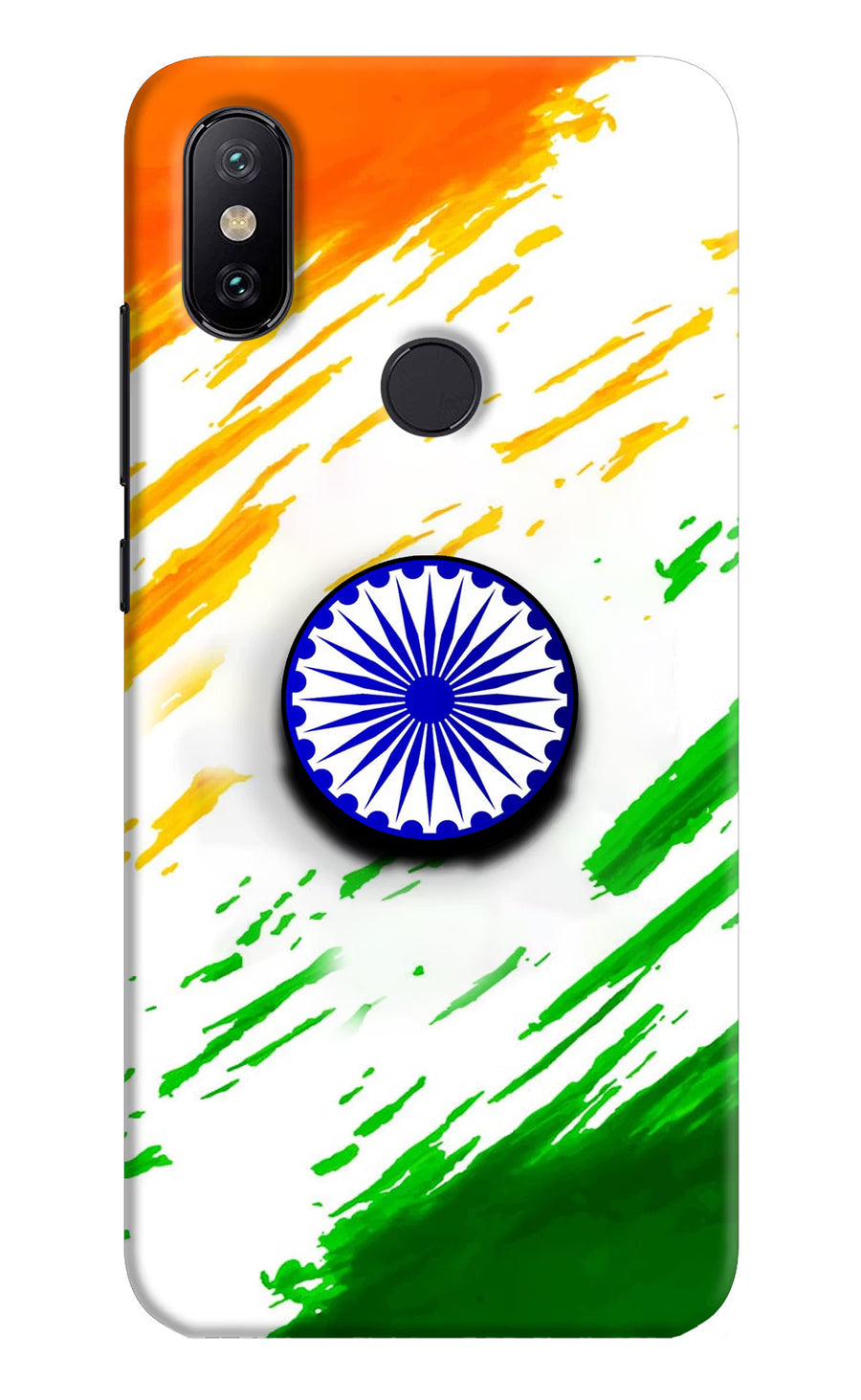 Indian Flag Ashoka Chakra Mi A2 Pop Case, Hard case