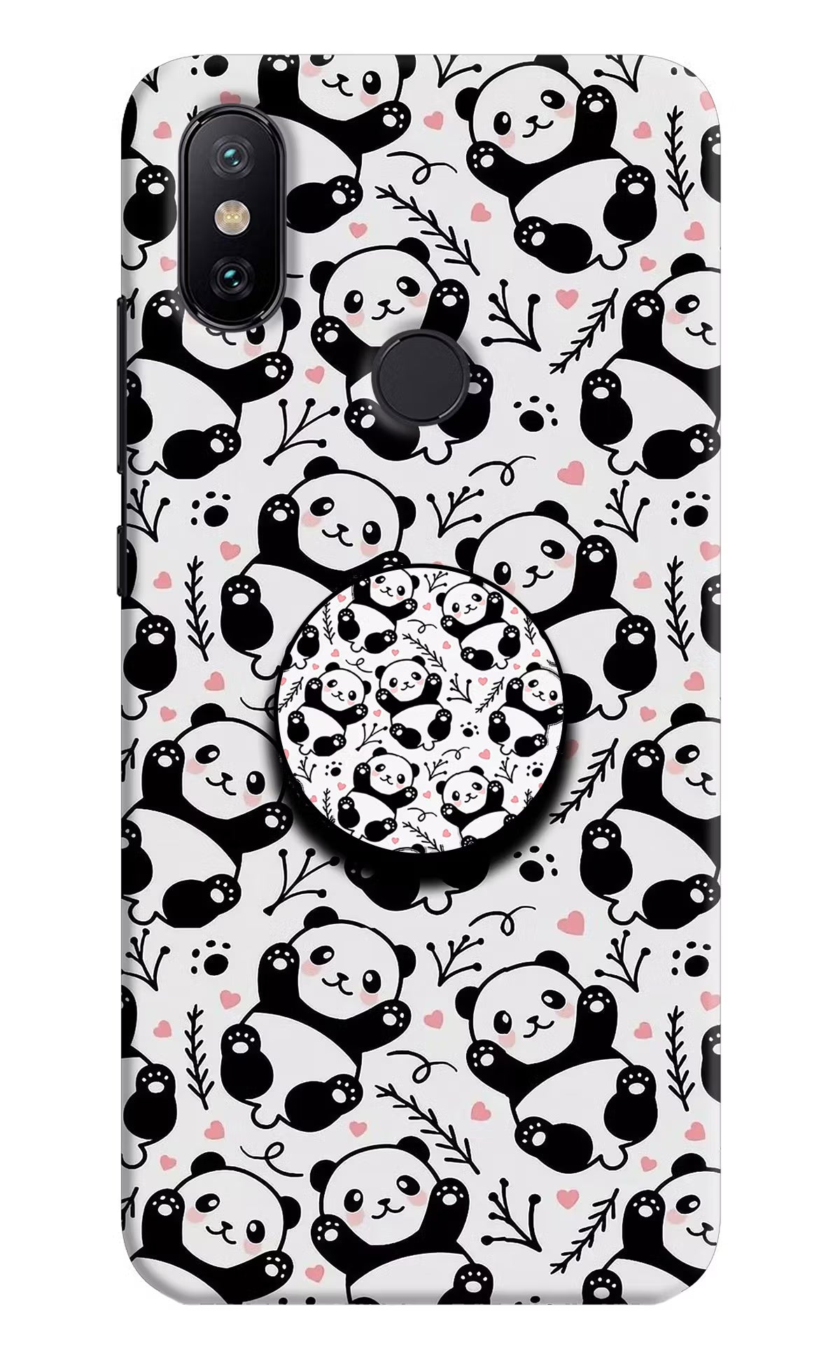 Cute Panda Mi A2 Pop Case by Casekaro