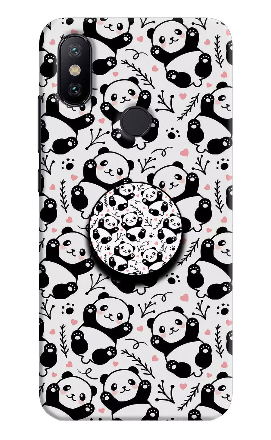 Cute Panda Mi A2 Pop Case, Hard case