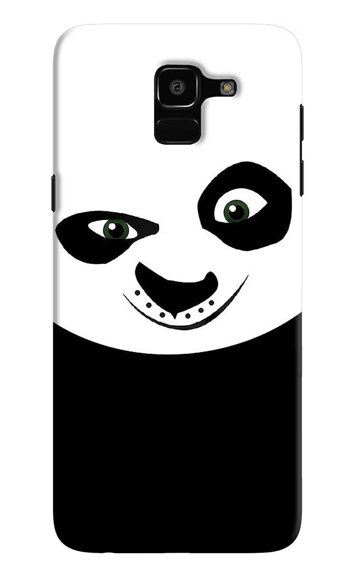 Panda Samsung J6 Hard Case Back Cover by Casekaro