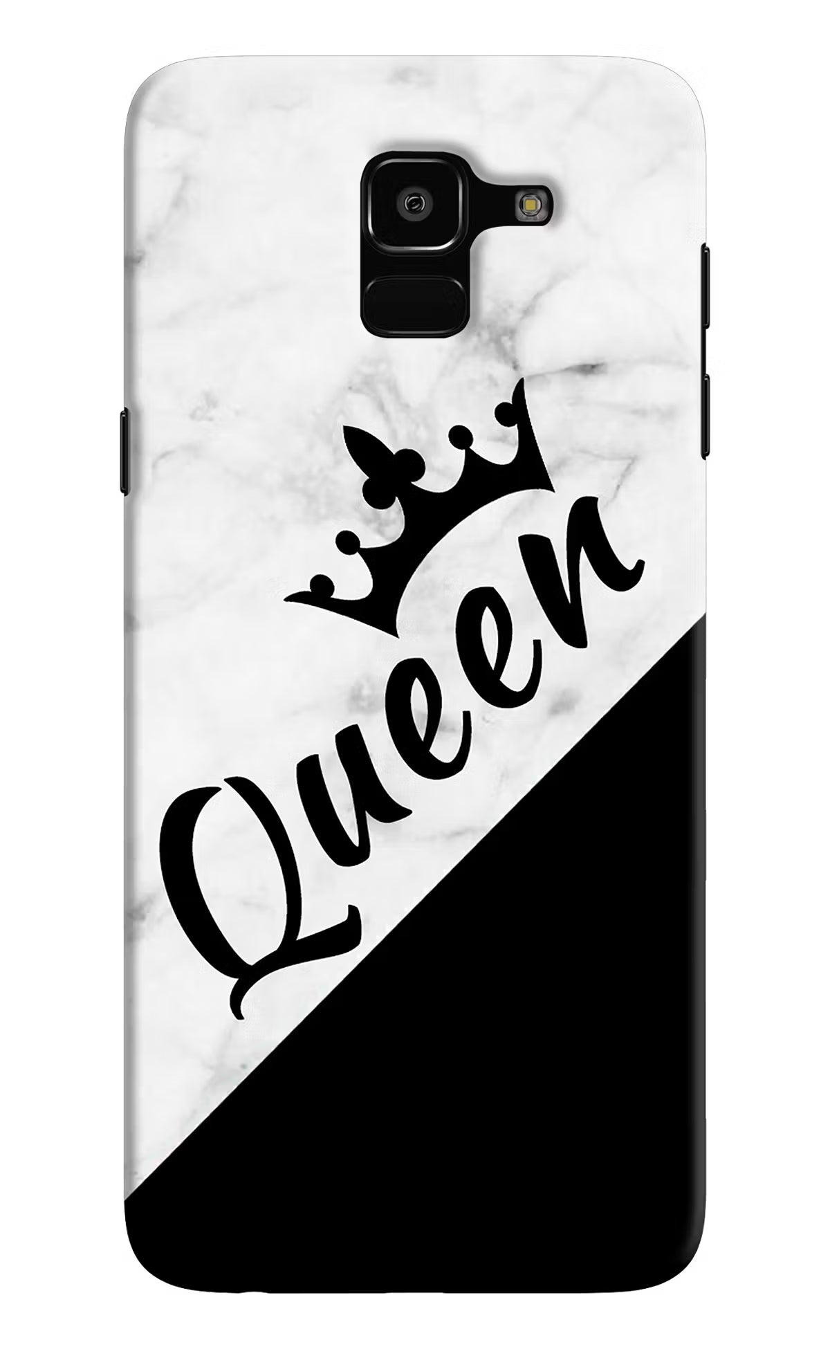 Queen Samsung J6 Hard Case Back Cover by Casekaro
