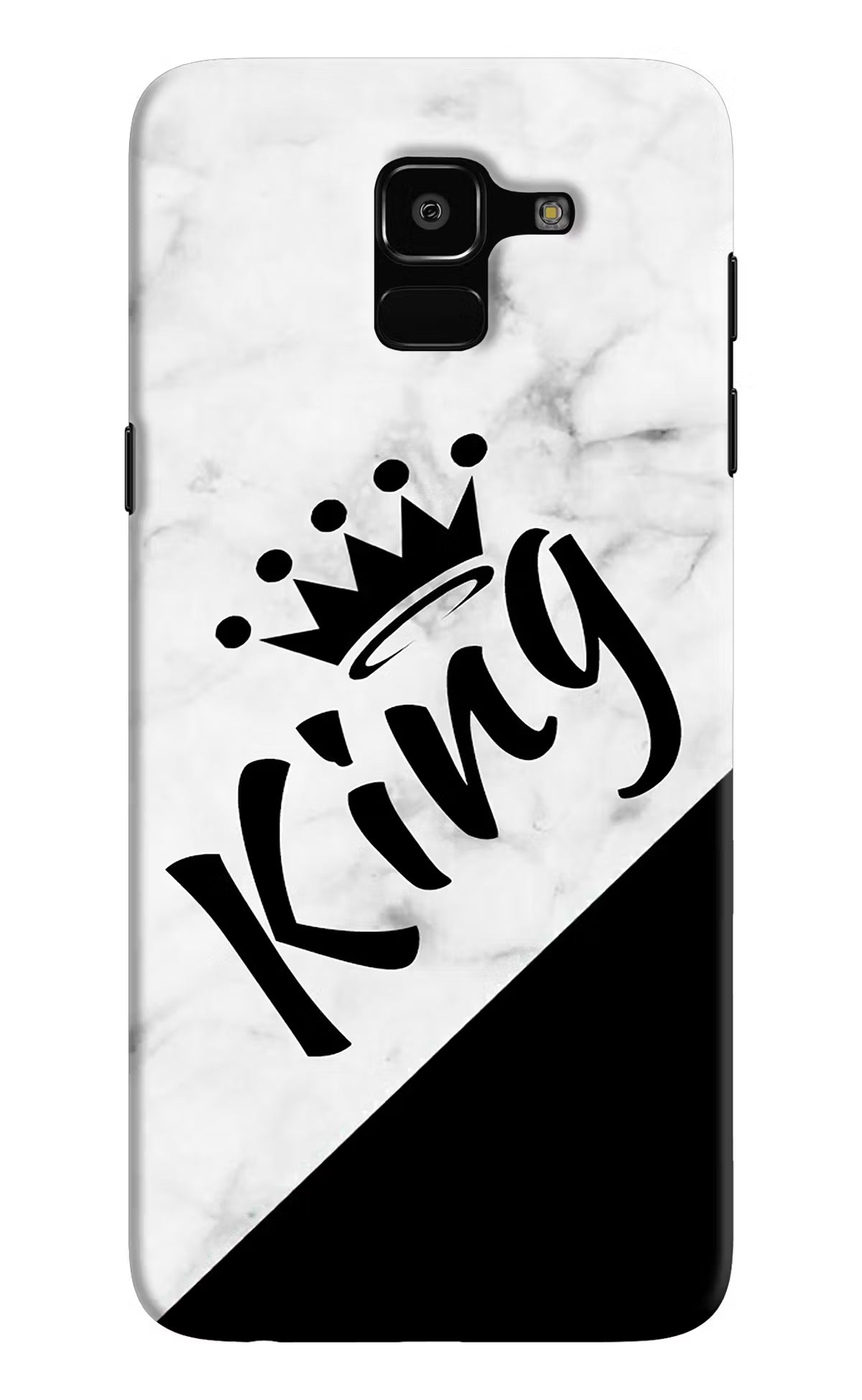 King Samsung J6 Hard Case Back Cover by Casekaro