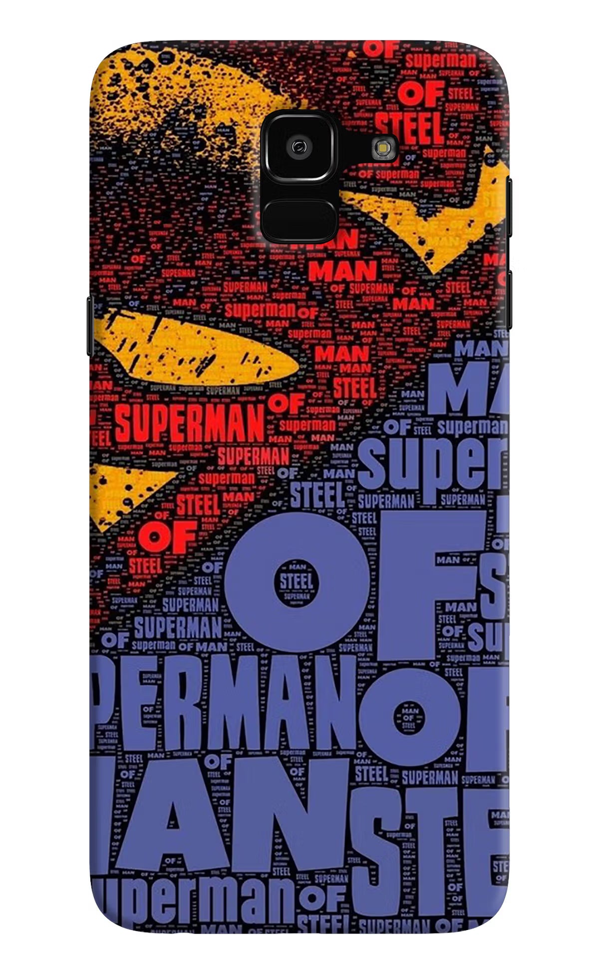 Superman Samsung J6 Hard Case Back Cover by Casekaro