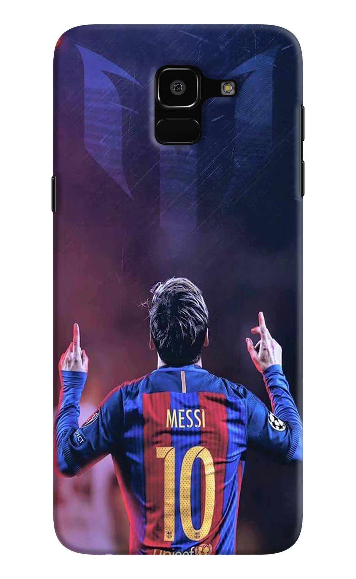 Messi Samsung J6 Hard Case Back Cover by Casekaro