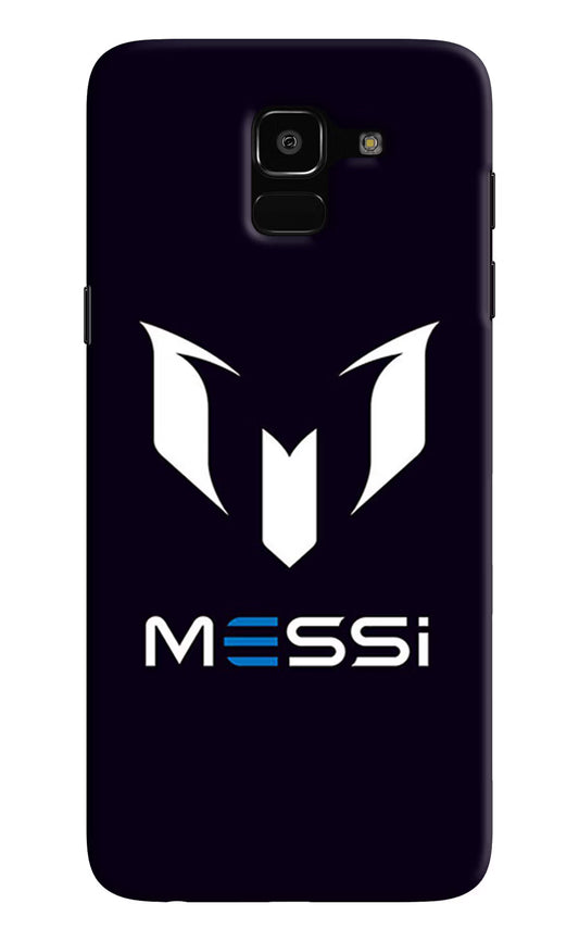 Messi Logo Samsung J6 Hard Case Back Cover by Casekaro