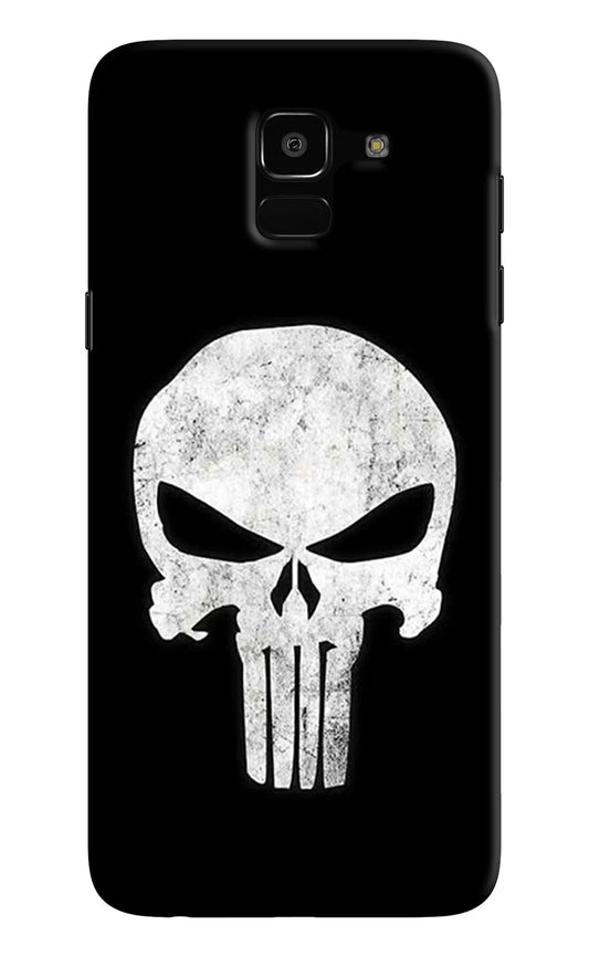 Punisher Skull Samsung J6 Hard Case Back Cover by Casekaro