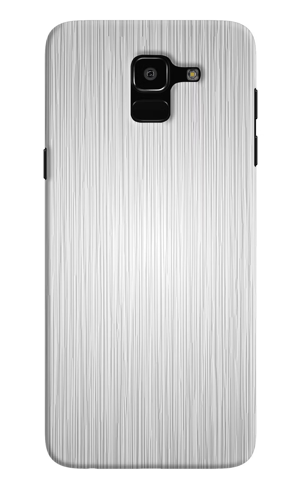 Wooden Grey Texture Samsung J6 Hard Case Back Cover by Casekaro