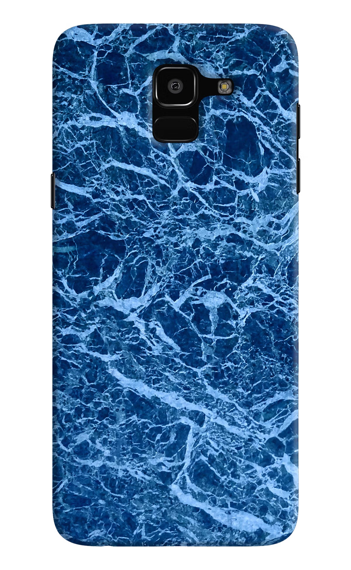 Blue Marble Samsung J6 Hard Case Back Cover by Casekaro