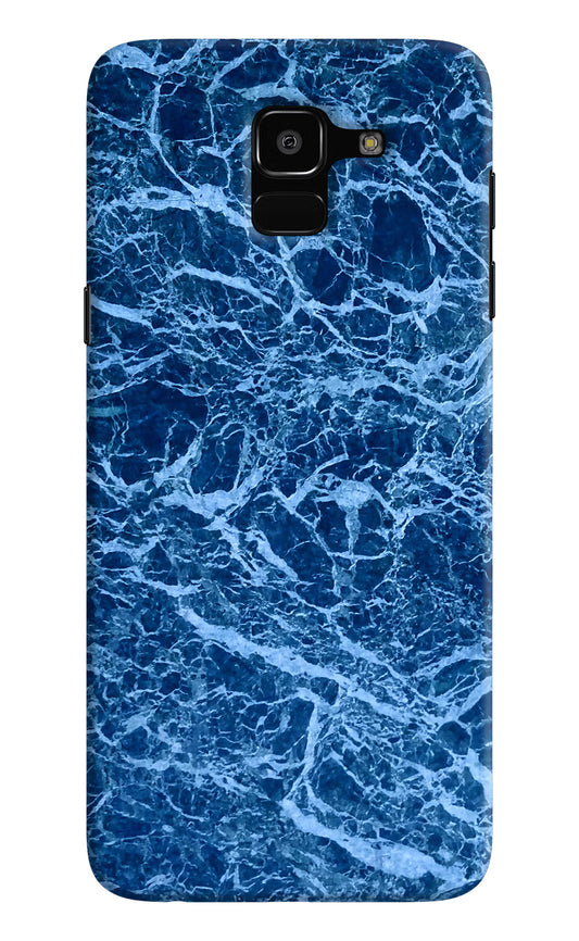 Blue Marble Samsung J6 Hard Case Back Cover by Casekaro