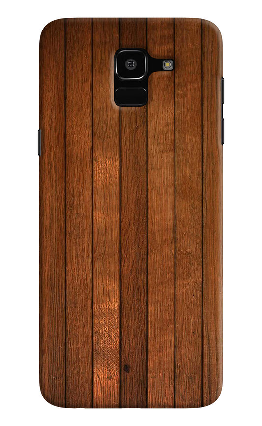 Wooden Artwork Bands Samsung J6 Hard Case Back Cover by Casekaro