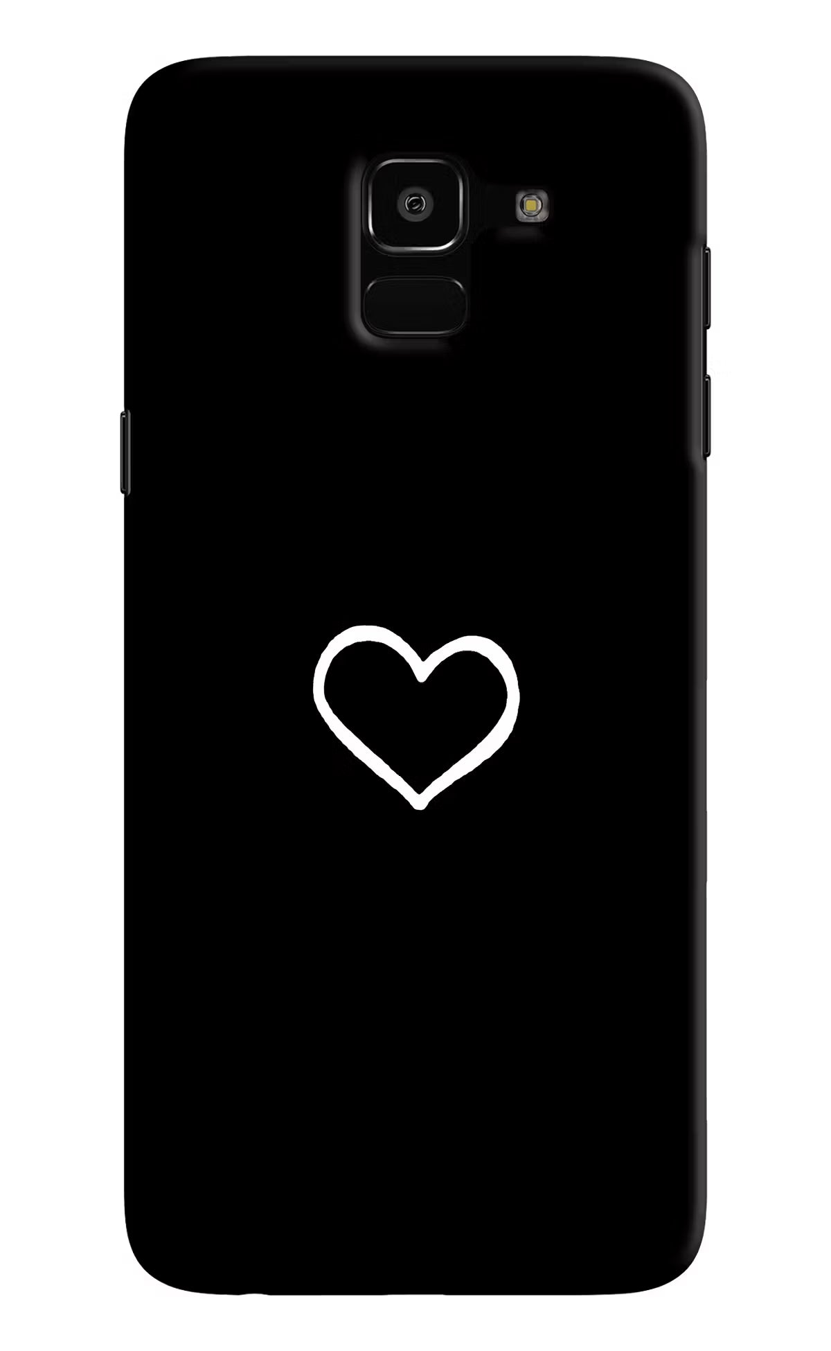 Heart Samsung J6 Hard Case Back Cover by Casekaro