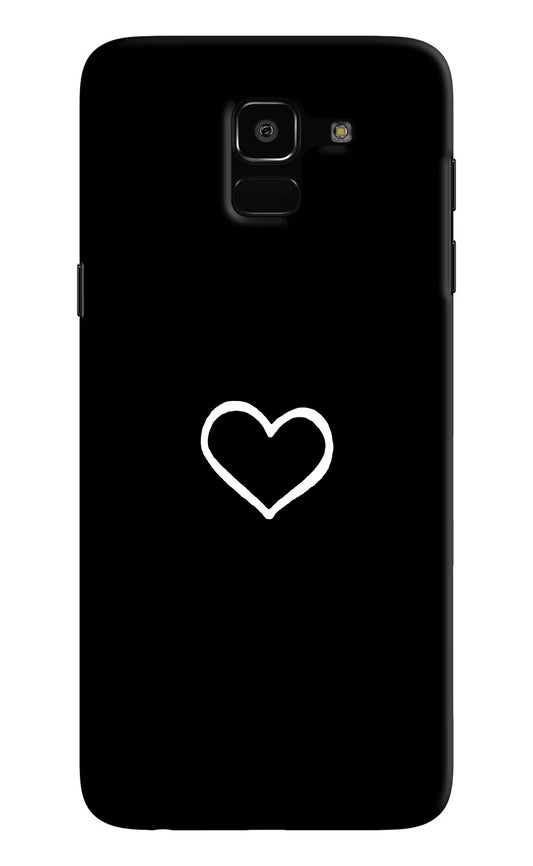 Heart Samsung J6 Hard Case Back Cover by Casekaro