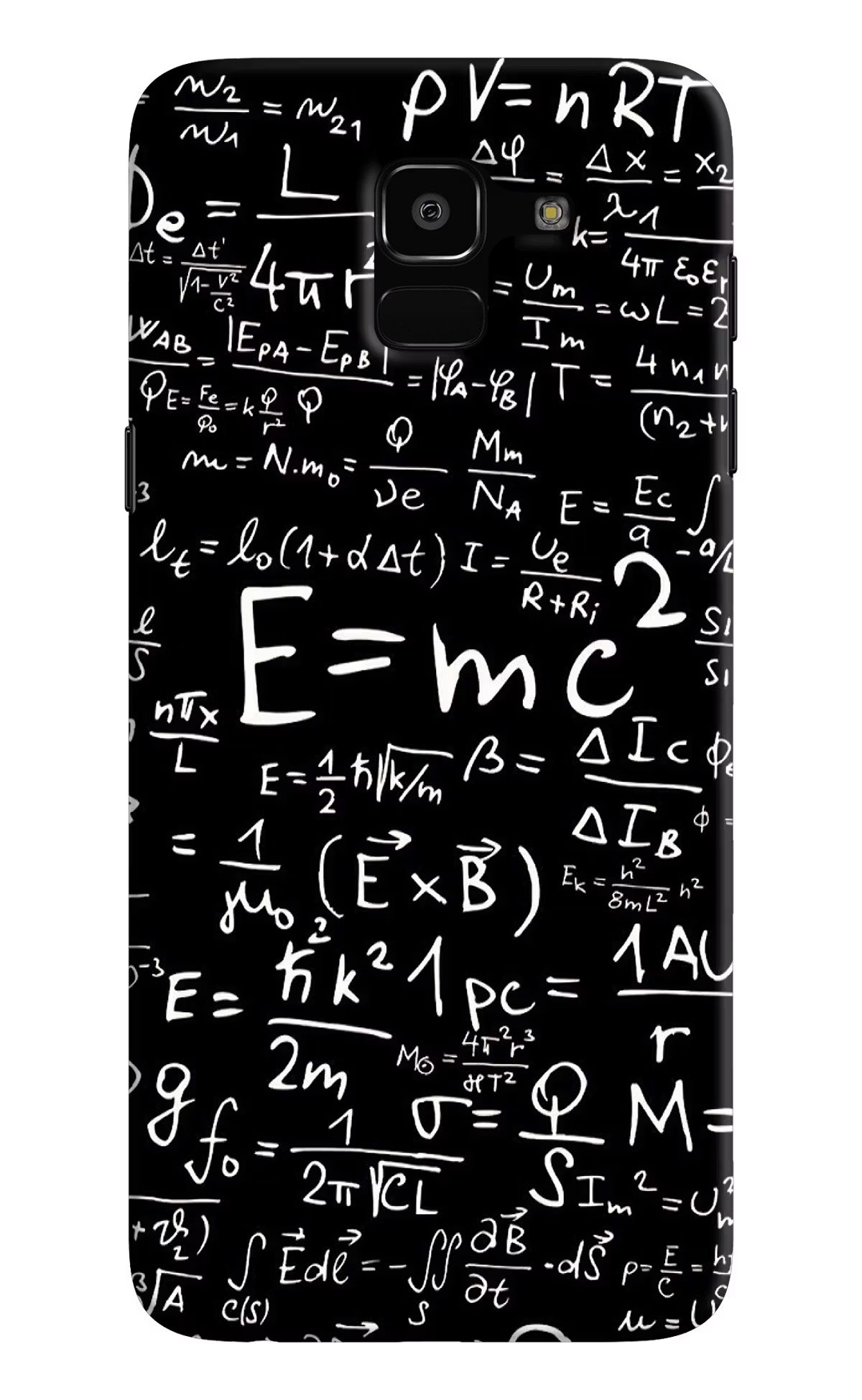 Physics Formula Samsung J6 Hard Case Back Cover by Casekaro