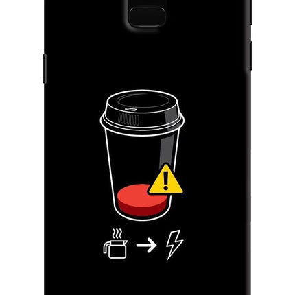 Coffee Samsung J6 Hard Case Back Cover by Casekaro