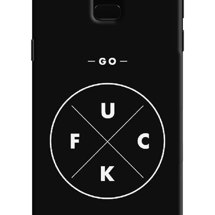 Go Fuck Yourself Samsung J6 Hard Case Back Cover by Casekaro
