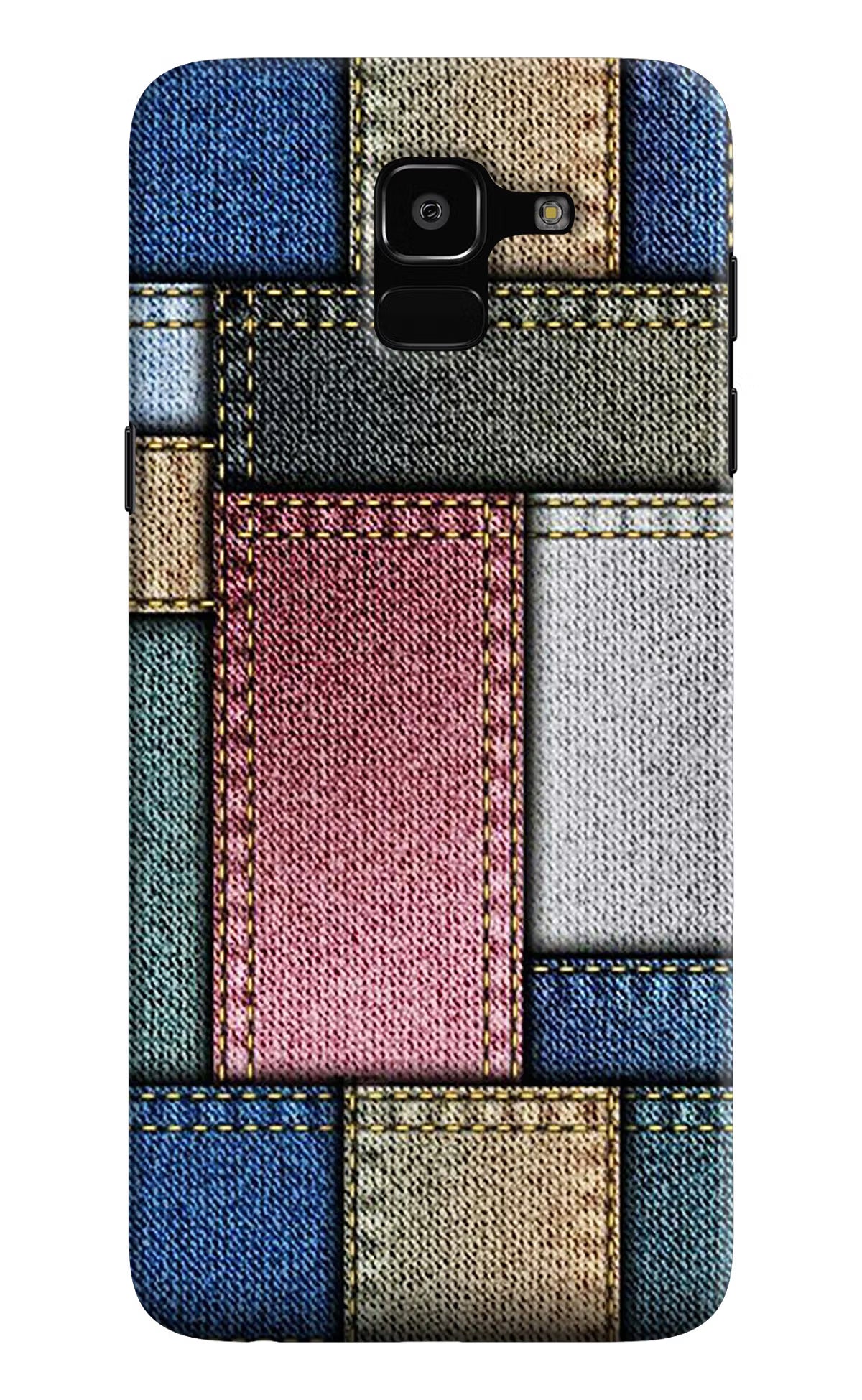 Multicolor Jeans Samsung J6 Hard Case Back Cover by Casekaro