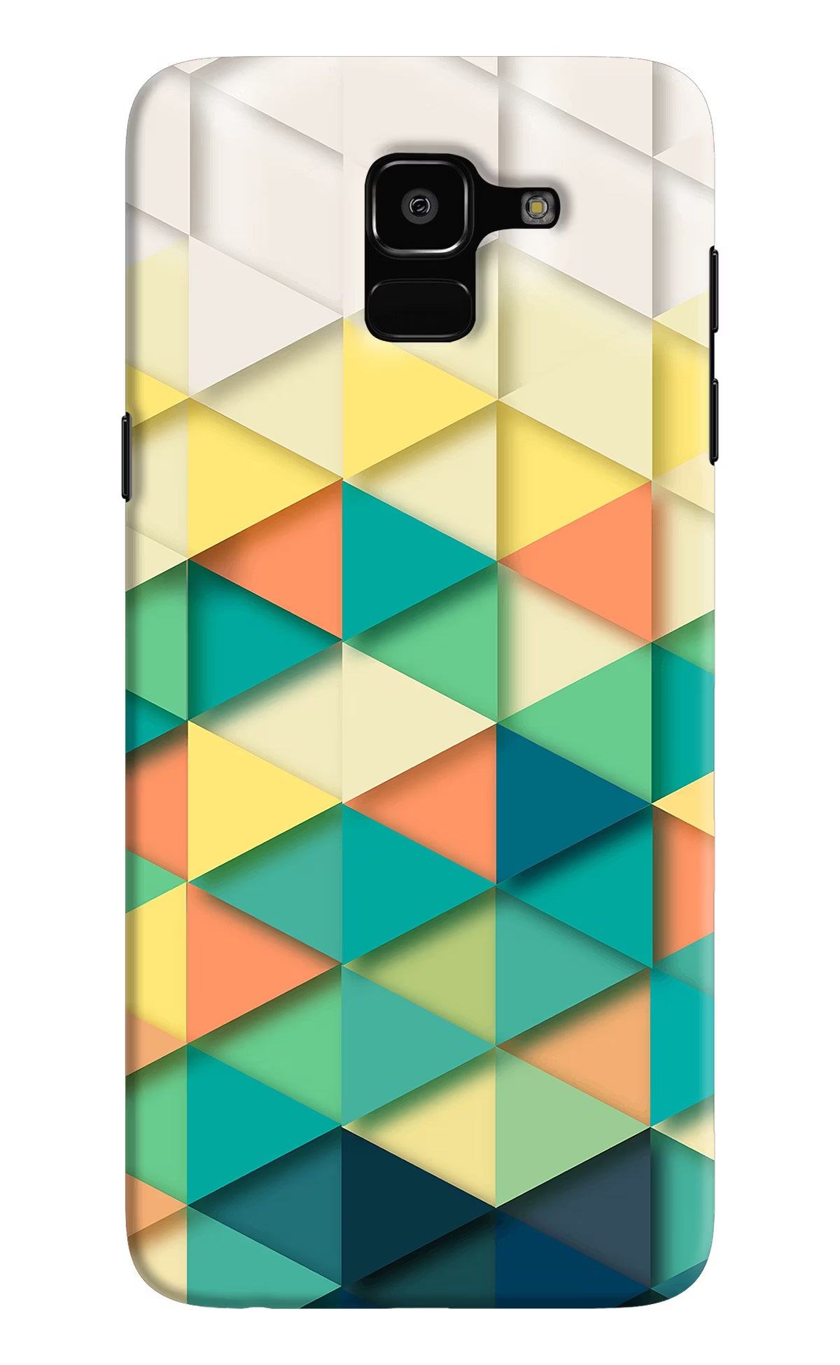 Abstract Samsung J6 Hard Case Back Cover by Casekaro