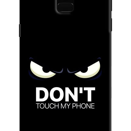 Don'T Touch My Phone Samsung J6 Hard Case Back Cover by Casekaro