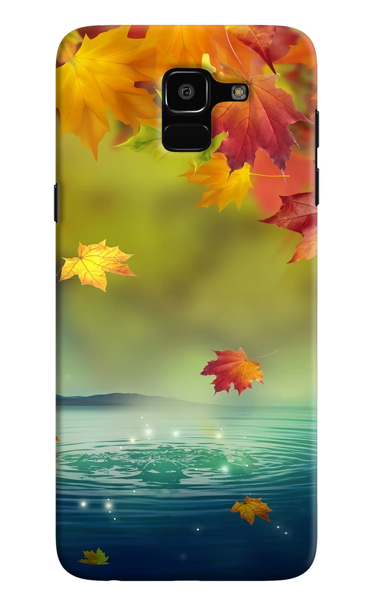 Flowers Samsung J6 Hard Case Back Cover by Casekaro