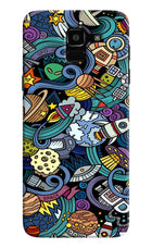 Space Abstract Samsung J6 Hard Case Back Cover by Casekaro