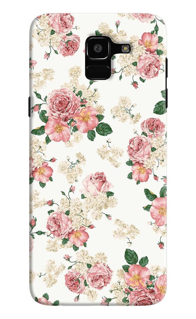 Flowers Samsung J6 Hard Case Back Cover by Casekaro