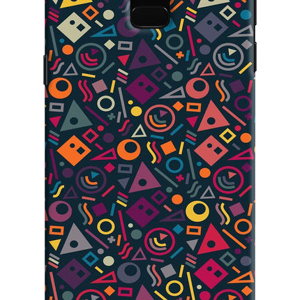Geometric Abstract Samsung J6 Hard Case Back Cover by Casekaro