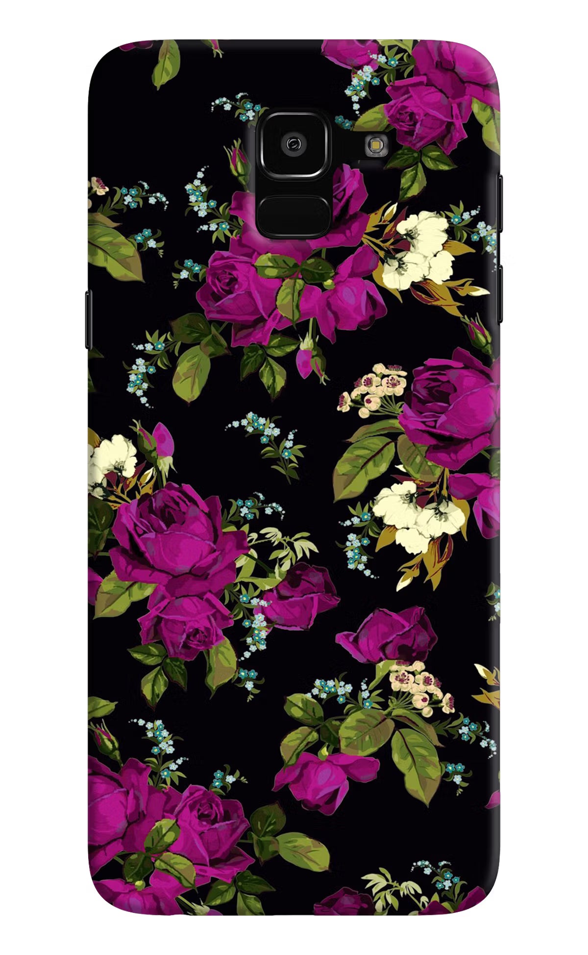 Flowers Samsung J6 Hard Case Back Cover by Casekaro